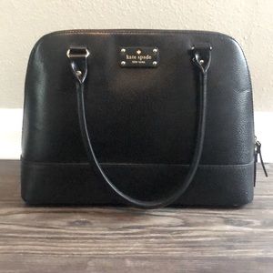 kate spade purse (large, black)